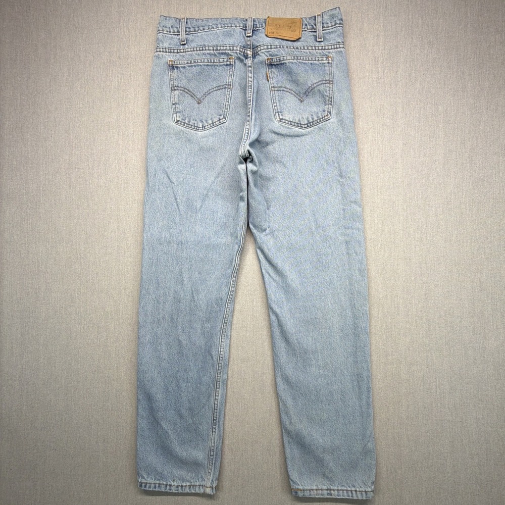 Vtg Levis 505 Mens 33x30 Blue Orange Tab Jeans Distressed HOLES STAINS